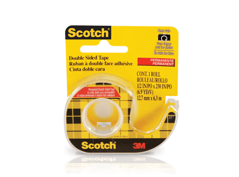 Cinta dispensadora transparente doble Faz Scotch 12,7mm x 6,3m