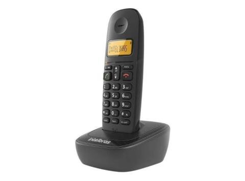Teléfono Inalámbrico 1 base Intelbras TS2510 color negro