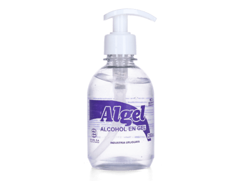Alcohol en gel Algel con válvula Frasco 250 ml