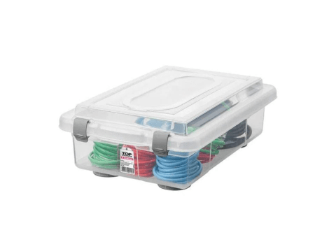 Caja organizadora de plástico baja Sanremo 2,3 litros