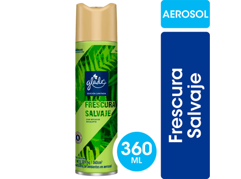 Desodorante de ambientes Glade fragancia Frescura Salvaje Aerosol 360 ml