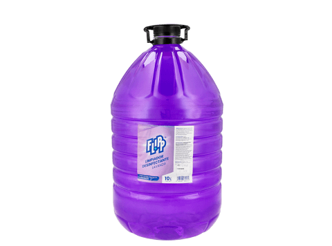 Limpiador y desinfectante líquido perfumado FLIPP fragancia lavanda Bidon 10 L