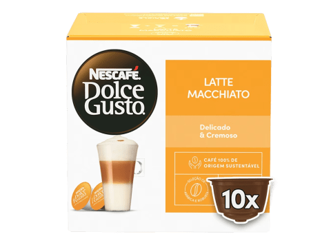 Café Dolce Gusto en cápsula Nescafé latte macchiato Caja x 10 cápsulas