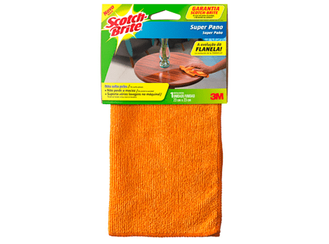 Paño Scotch - Brite de microfibra naranja